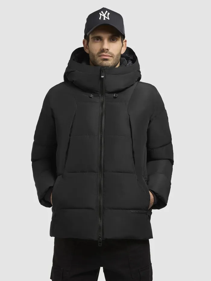 Puffer Jackets Men KHUJO Jacke GRAMOS Schwarz Schwarz
