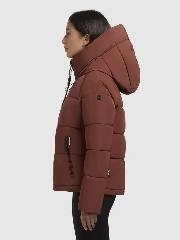 Puffer Jackets Women Jacke SUME Dunkelrot Dunkelrot KHUJO