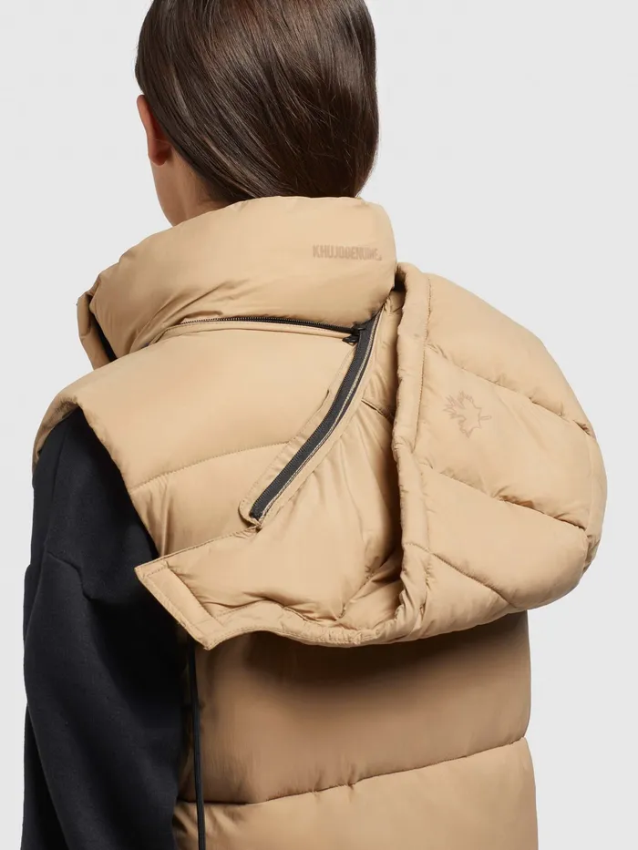 Puffer Vests Weste MAGNETA MATT Beige Beige KHUJO Women