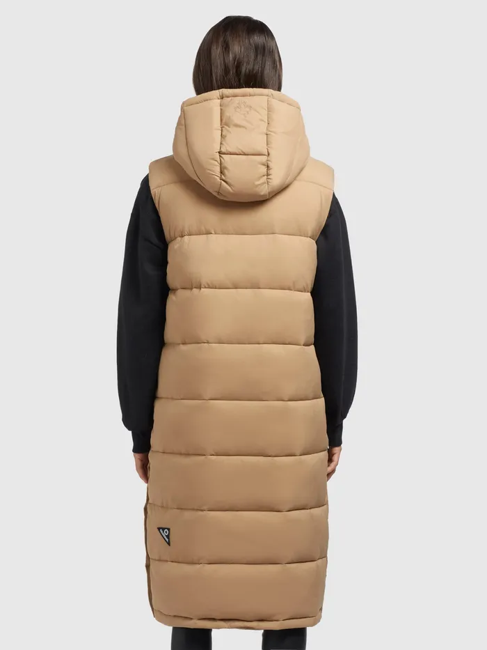 Puffer Vests Weste MAGNETA MATT Beige Beige KHUJO Women