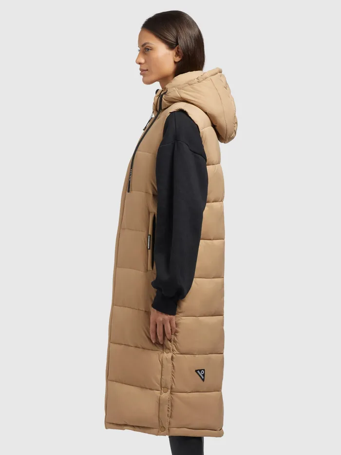 Puffer Vests Weste MAGNETA MATT Beige Beige KHUJO Women