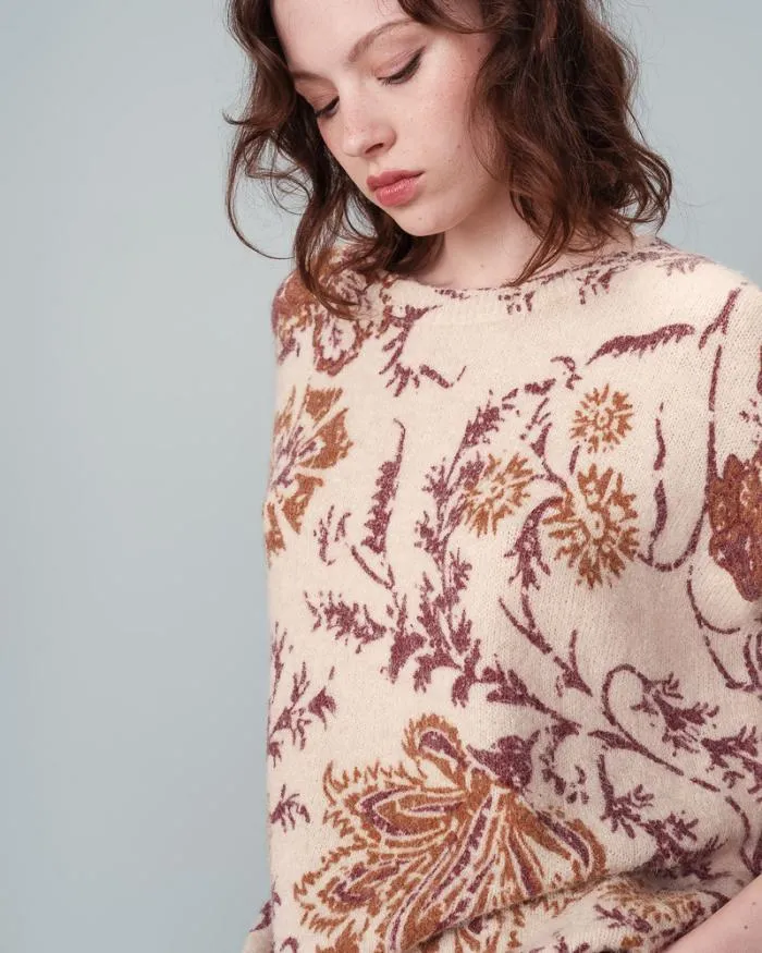 PULL BEIGE NALA Shop Grace and Mila Patterned Sweaters