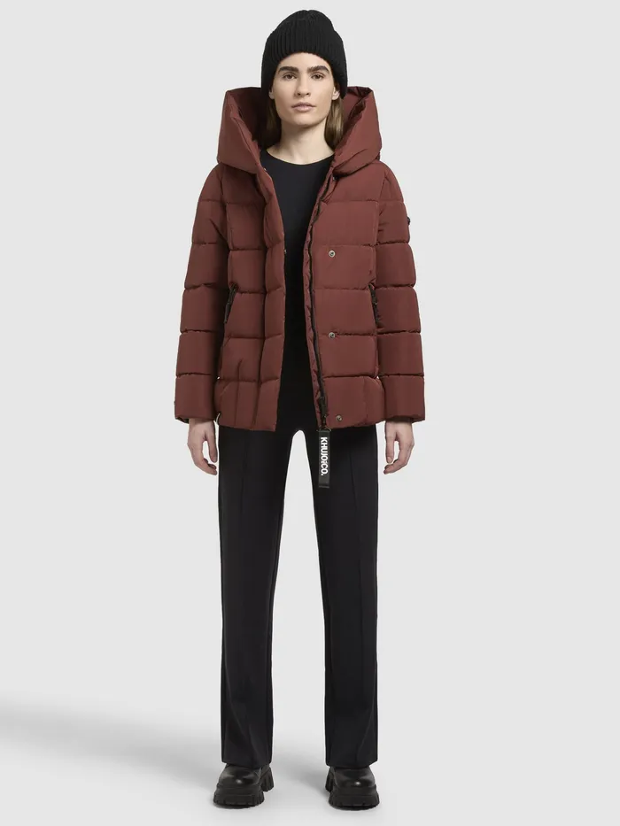 Quilted Jackets Jacke Jacke CAMEA Dunkelrot Dunkelrot KHUJO Women
