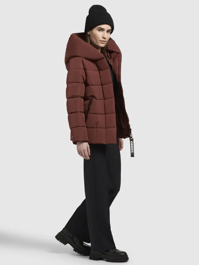 Quilted Jackets Jacke Jacke CAMEA Dunkelrot Dunkelrot KHUJO Women
