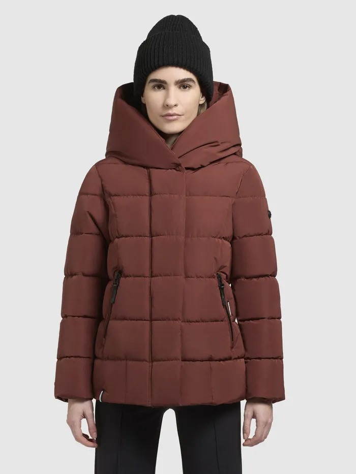 Quilted Jackets Jacke Jacke CAMEA Dunkelrot Dunkelrot KHUJO Women