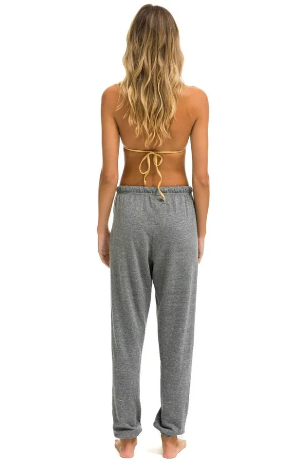 Rainbow Embroidery Sweatpants 8211 Heather Women Aviator Nation Sweatpants