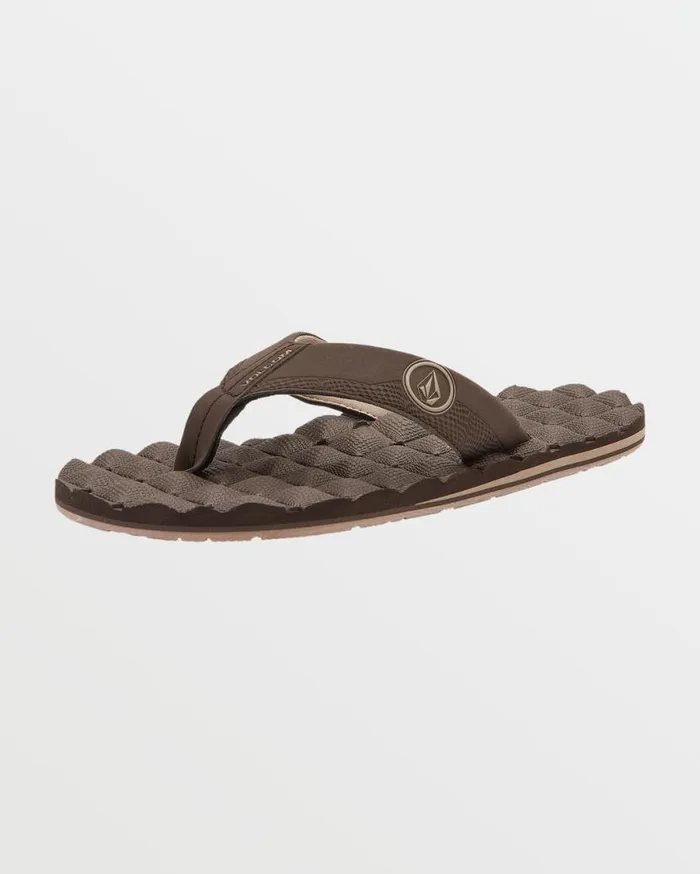 Recliner Sandals 8211 Brown Mens Volcom Sandals
