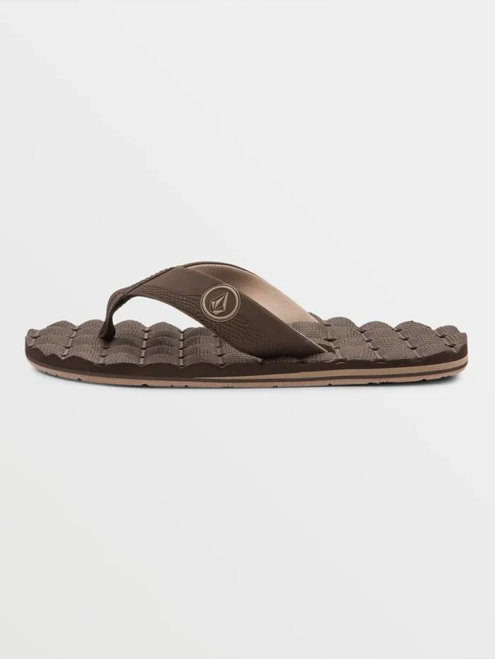 Recliner Sandals 8211 Brown Mens Volcom Sandals
