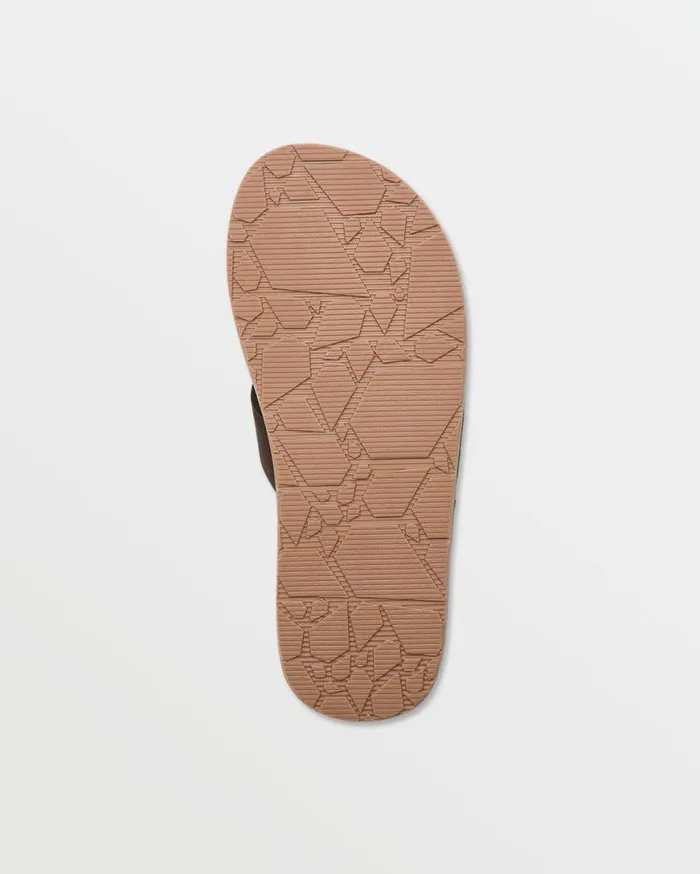 Recliner Sandals 8211 Brown Mens Volcom Sandals
