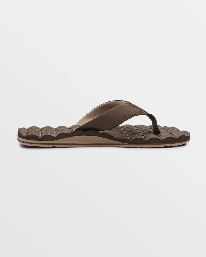Recliner Sandals 8211 Brown Mens Volcom Sandals