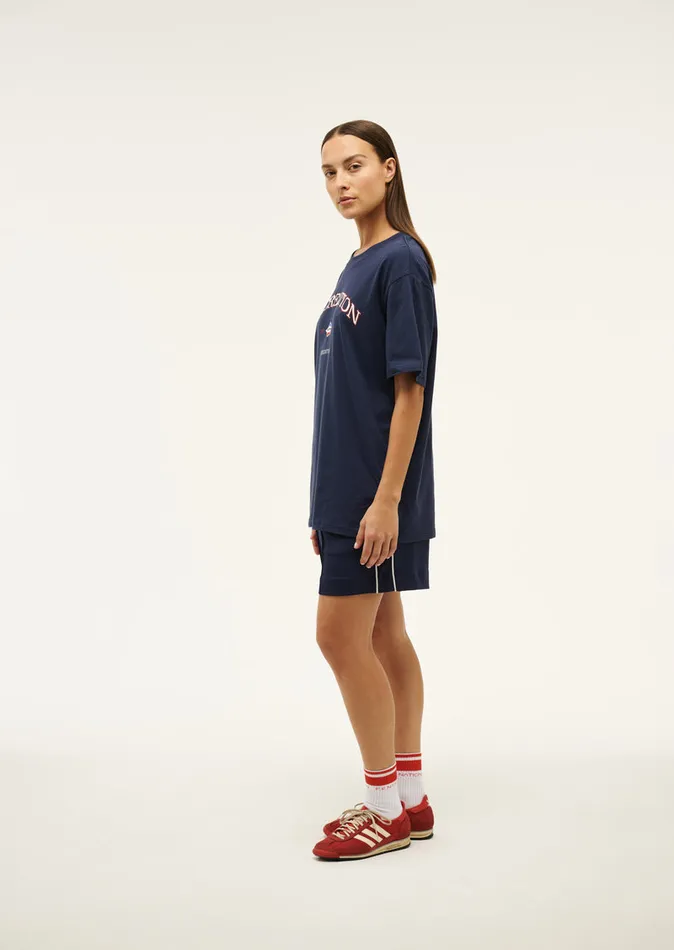 RECREATION TEE IN DARK NAVY Women Tees PE Nation