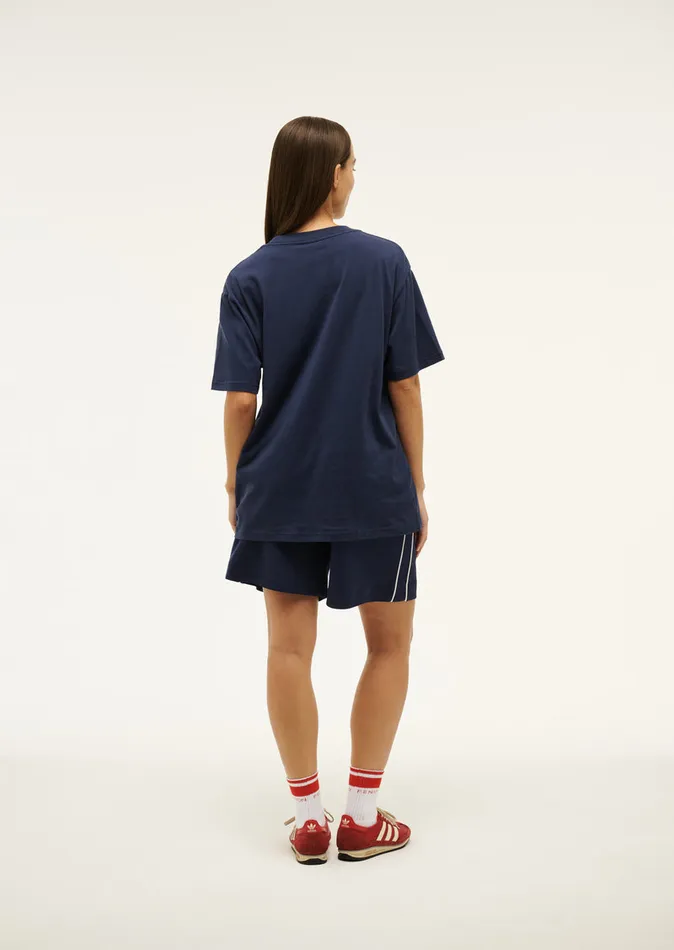 RECREATION TEE IN DARK NAVY Women Tees PE Nation