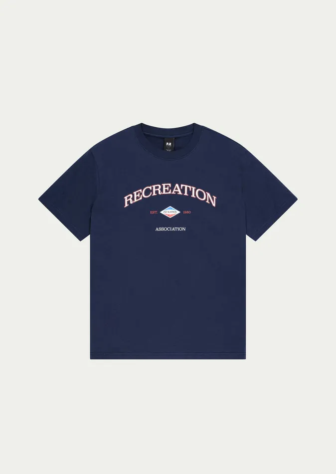 RECREATION TEE IN DARK NAVY Women Tees PE Nation