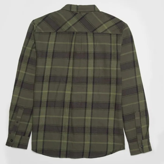 Reef Anders Long Sleeve Woven Shirt Thyme Men Outerwear