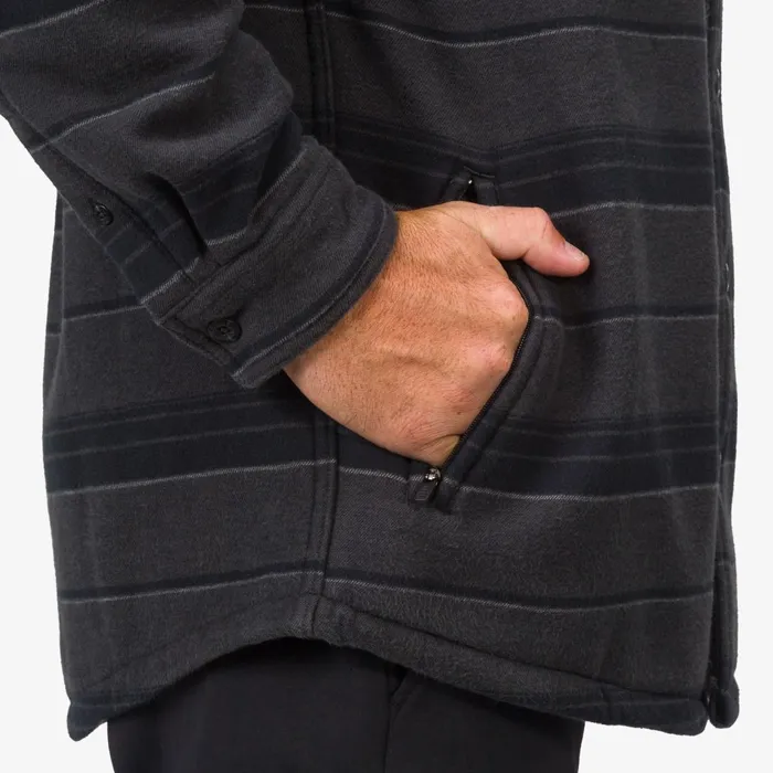 Reef Bartlett Woven Jacket Caviar Men Outerwear Reef Bartlett Woven Jacket Caviar Men Outerwear