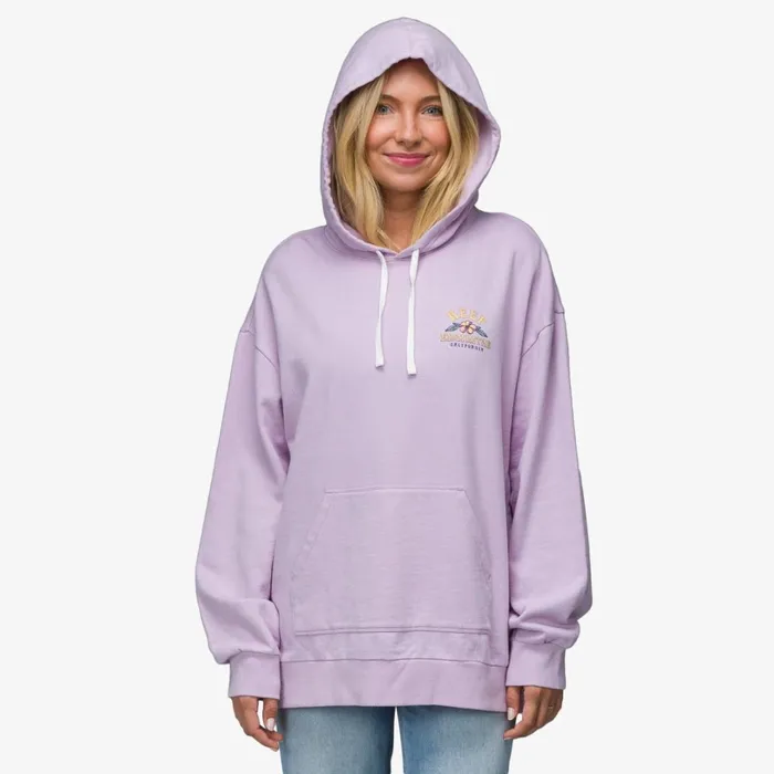 Reef Boyfriend Hoodie Lavendar Frost Women Tops