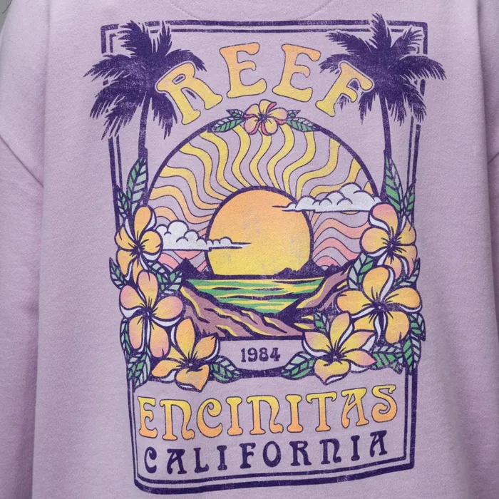 Reef Boyfriend Hoodie Lavendar Frost Women Tops