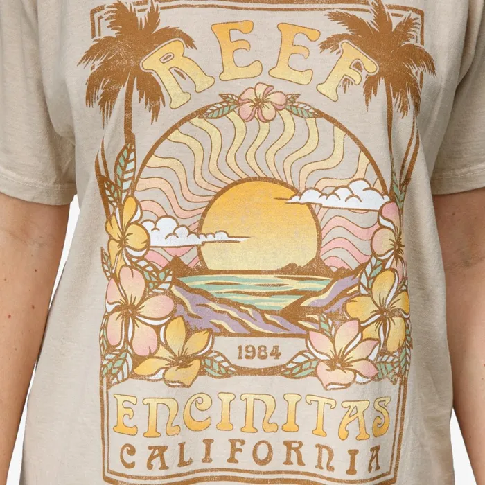 Reef Boyfriend Tee Camel Women TShirts Tanks and Dresses