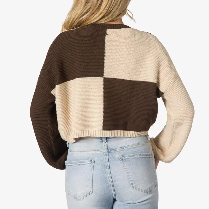 Reef Carrie Sweater Slate Brownfog Women Tops Reef Carrie Sweater Slate Brownfog Women Tops