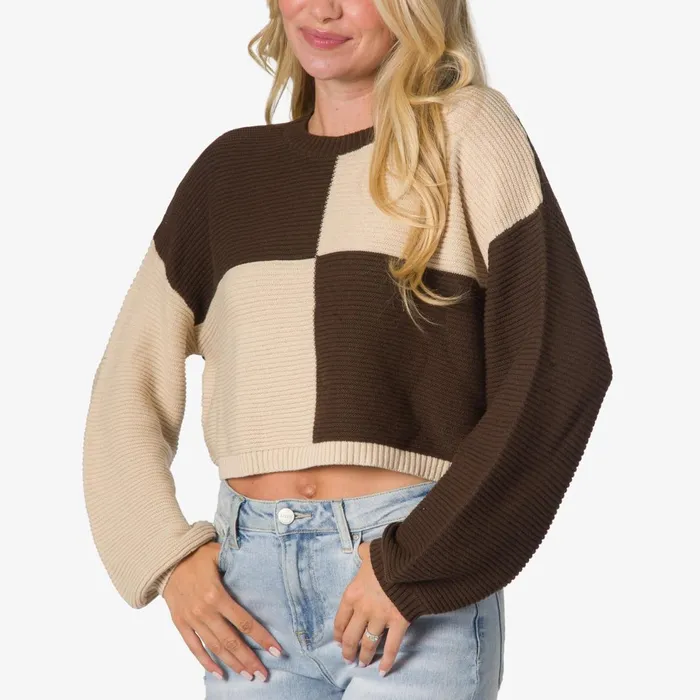 Reef Carrie Sweater Slate Brownfog Women Tops Reef Carrie Sweater Slate Brownfog Women Tops