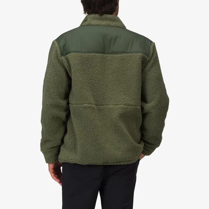 Reef Cooke Sherpa Jacket Olivine Men Outerwear Reef Cooke Sherpa Jacket Olivine Men Outerwear