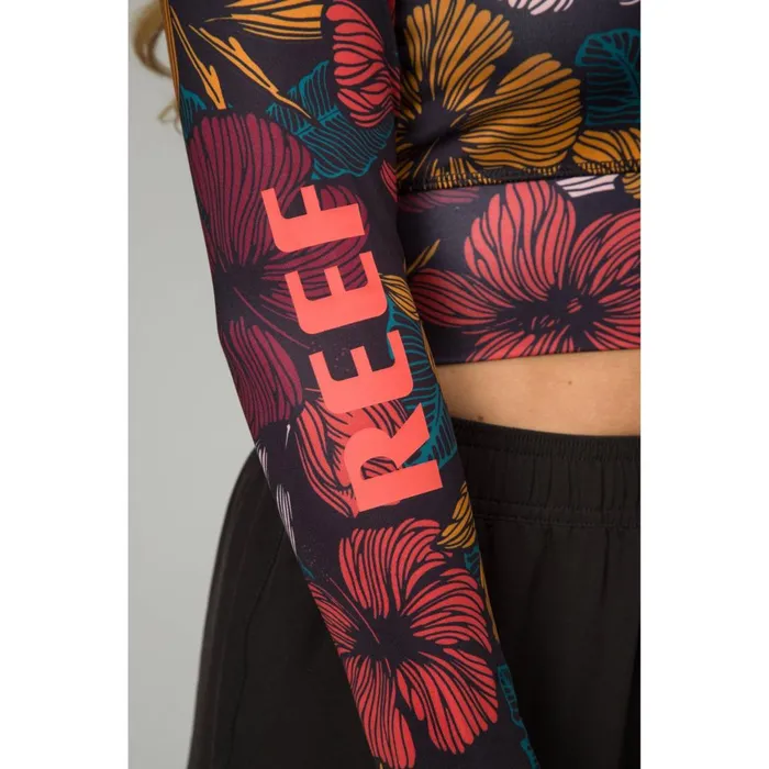 Reef Crest Surf Shirt Upf 40 Seaside Caviar Women Tops
