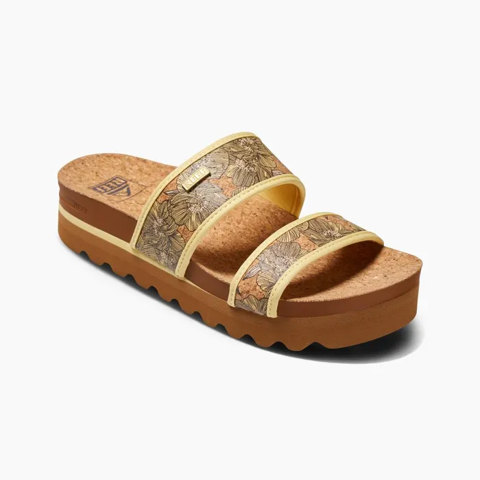 Reef Cushion Vista Hi Banana Cork Women Sandals