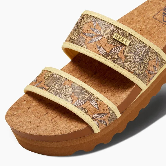 Reef Cushion Vista Hi Banana Cork Women Sandals