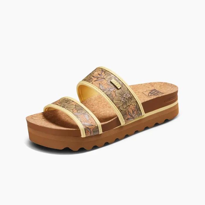 Reef Cushion Vista Hi Banana Cork Women Sandals