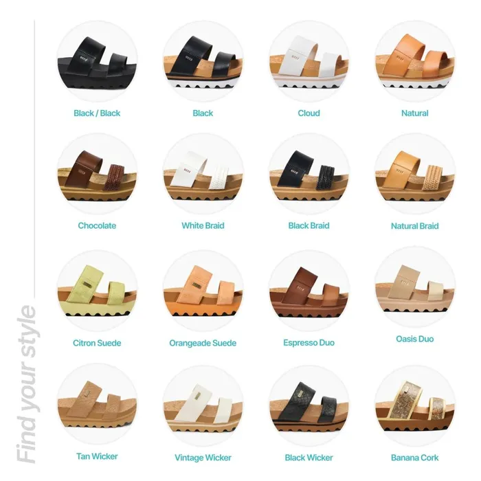 Reef Cushion Vista Hi Natural Duo Women Sandals Reef Cushion Vista Hi Natural Duo Women Sandals