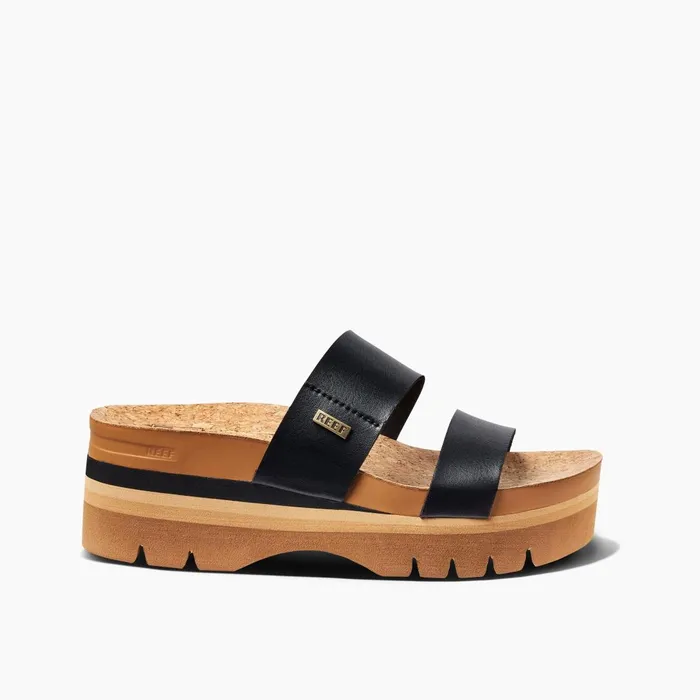 Reef Cushion Vista Higher Black Women Sandals