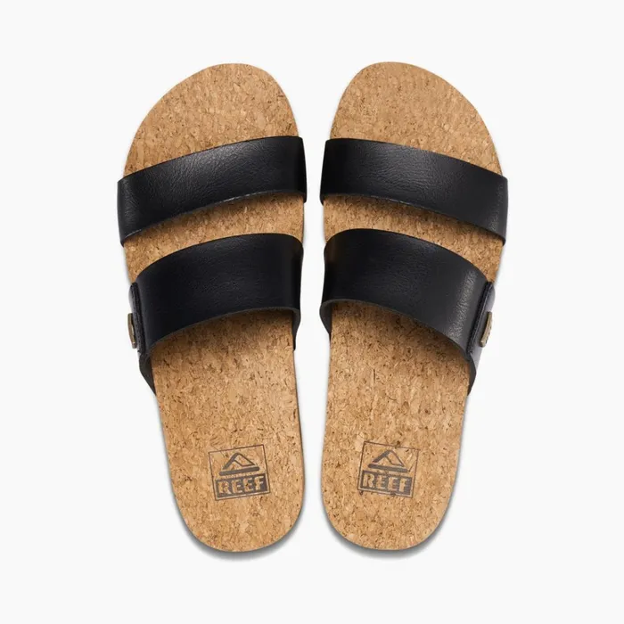Reef Cushion Vista Higher Black Women Sandals