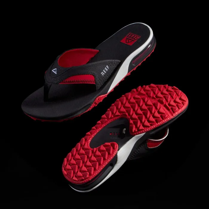 Reef Fanning Pregame Blackred Men Sandals Reef Fanning Pregame Blackred Men Sandals