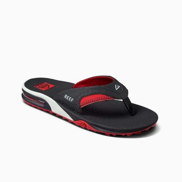 Reef Fanning Pregame Blackred Men Sandals Reef Fanning Pregame Blackred Men Sandals