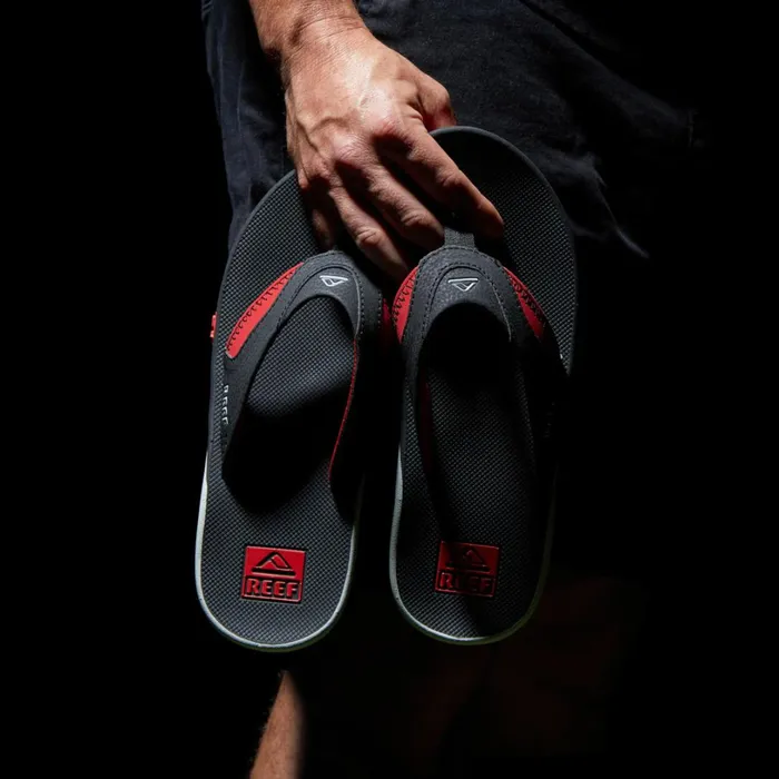 Reef Fanning Pregame Blackred Men Sandals Reef Fanning Pregame Blackred Men Sandals