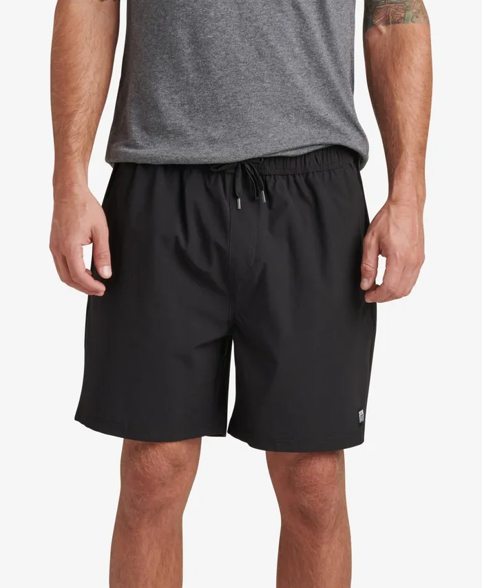 Reef Fields 17 Elastic Waist Walk Short Caviar Men Shorts Boardshorts and Pants Reef Fields 17 Elastic Waist Walk Short Caviar Men Shorts Boardshorts and Pants