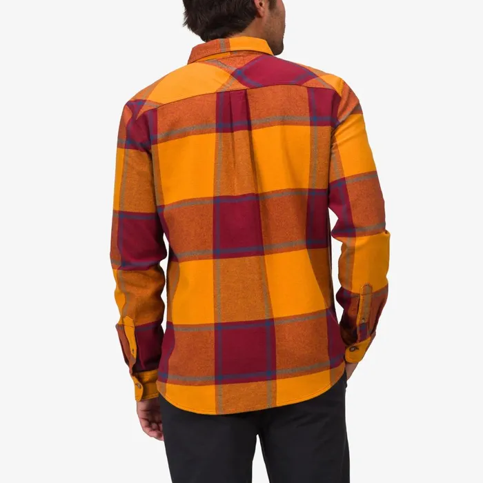 Reef Morris Long Sleeve Woven Shirt Cathay Spice Men Outerwear Reef Morris Long Sleeve Woven Shirt Cathay Spice Men Outerwear