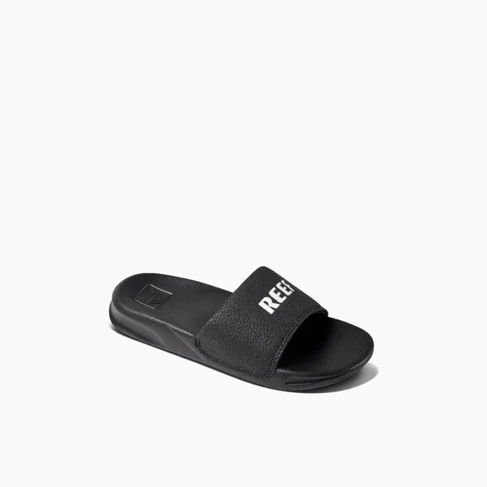 Reef One Slide Reef Blackwhite Kids 58 Years Reef One Slide Reef Blackwhite Kids 58 Years