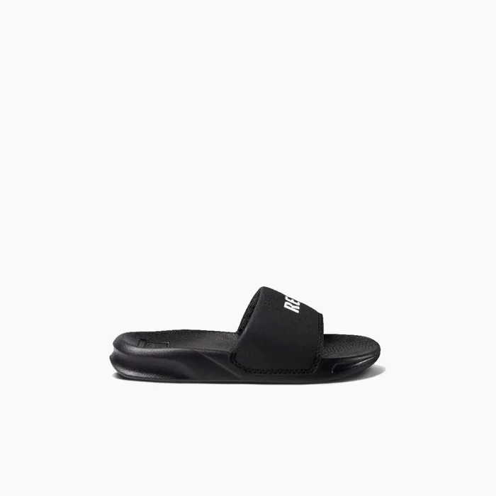 Reef One Slide Reef Blackwhite Kids 58 Years Reef One Slide Reef Blackwhite Kids 58 Years