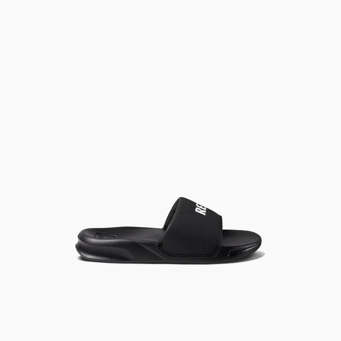 Reef One Slide Reef Blackwhite Kids 58 Years Reef One Slide Reef Blackwhite Kids 58 Years