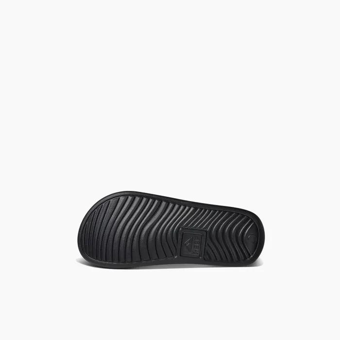 Reef One Slide Reef Blackwhite Kids 58 Years Reef One Slide Reef Blackwhite Kids 58 Years