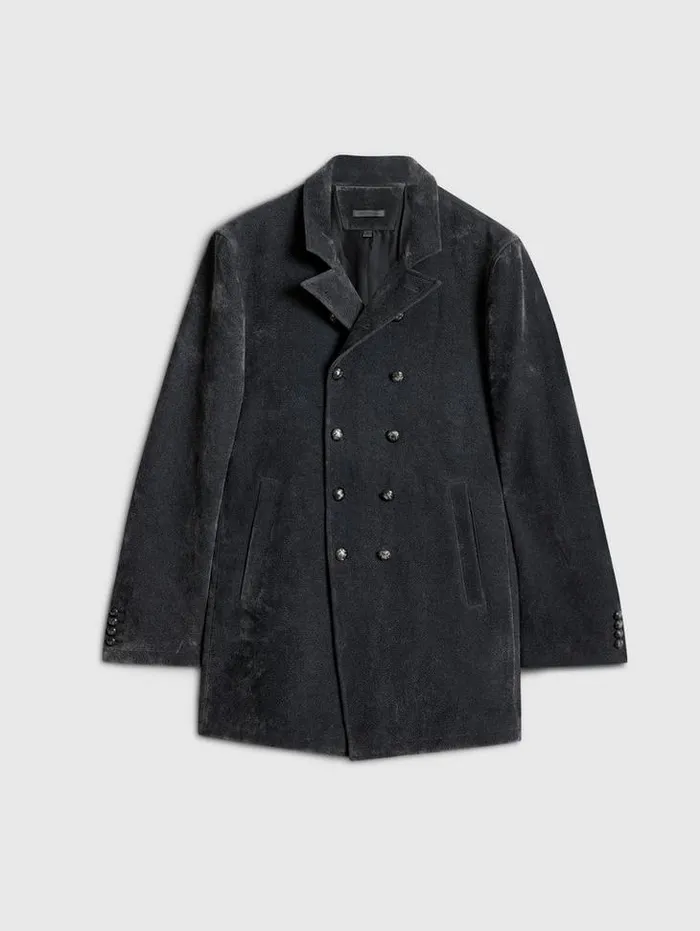 REGAN COAT Charcoal Grey Men John Varvatos Coats And Jackets