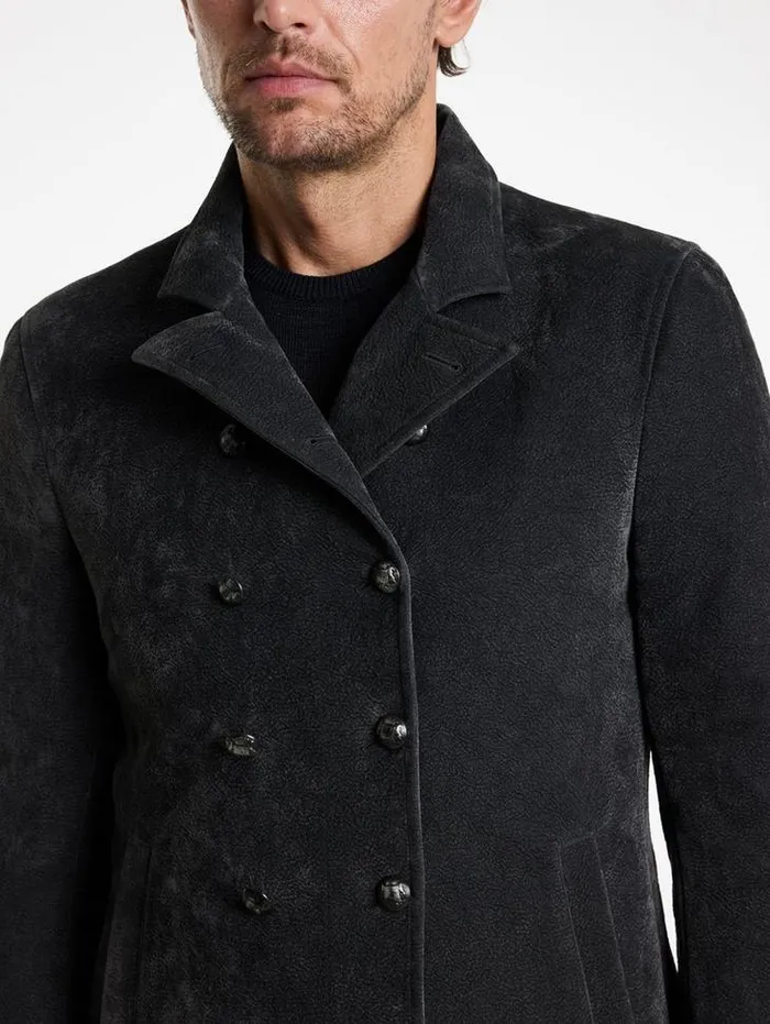 REGAN COAT Charcoal Grey Men John Varvatos Coats And Jackets