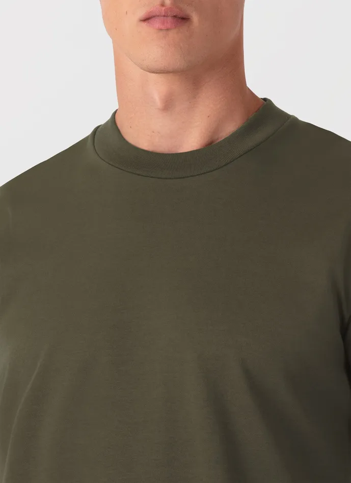 Relaxed Fit Heavyweight Tshirt Khaki Tshirts ussunspel Men Relaxed Fit Heavyweight Tshirt Khaki Tshirts ussunspel Men