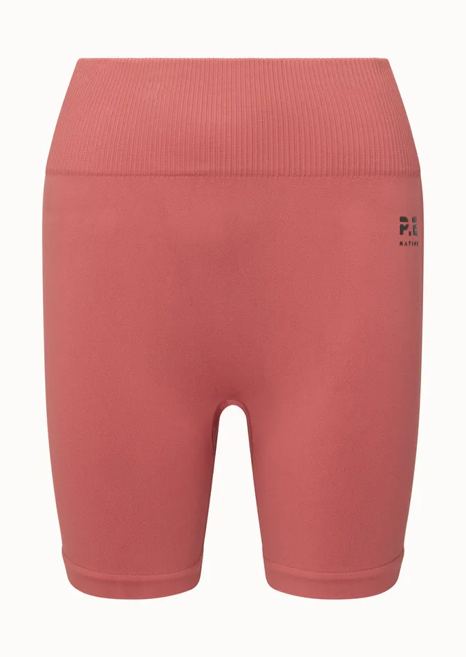 RESTORE SEAMLESS 58243 BIKE SHORT IN BRICK RED Women ActivewearShorts PE Nation