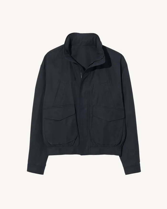 RHETT JACKET Dark Navy Men Nili Lotan Jackets and Coats