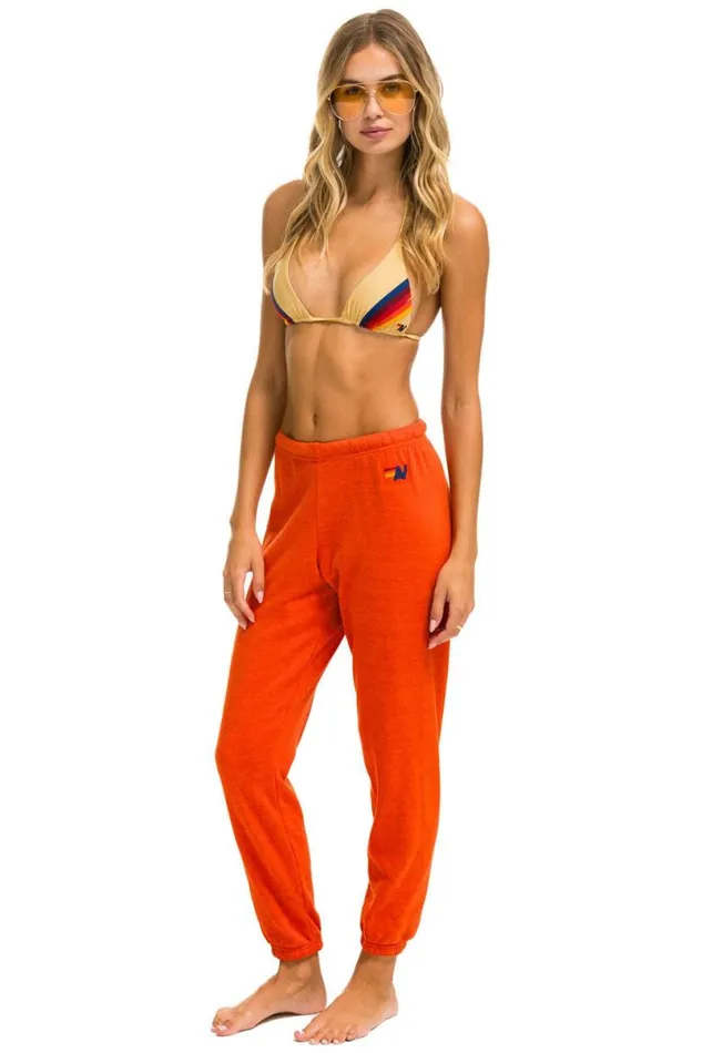 Ride Logo Sweatpants 8211 Orange Women Aviator Nation Sweatpants Ride Logo Sweatpants 8211 Orange Women Aviator Nation Sweatpants