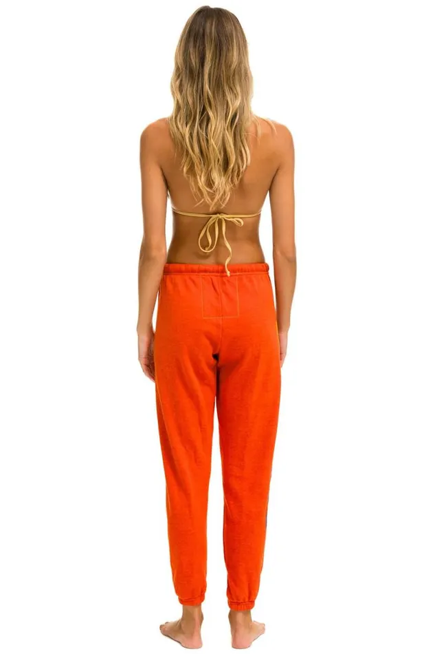 Ride Logo Sweatpants 8211 Orange Women Aviator Nation Sweatpants Ride Logo Sweatpants 8211 Orange Women Aviator Nation Sweatpants