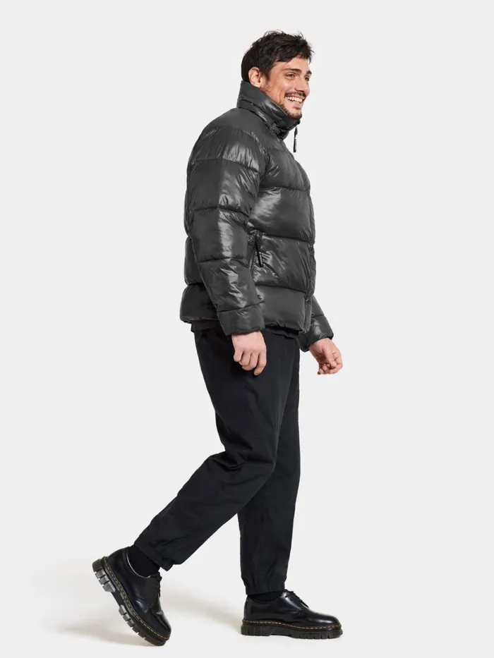 Rinor Jacket Black Men Didriksons Insulated Jackets Rinor Jacket Black Men Didriksons Insulated Jackets