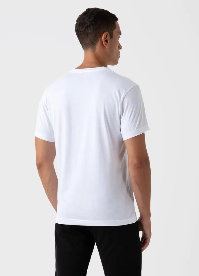 Riviera Midweight Pocket Tshirt White Men SUNSPEL Tshirts